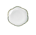 Simply Anna White and Gold Bread and Butter Plate