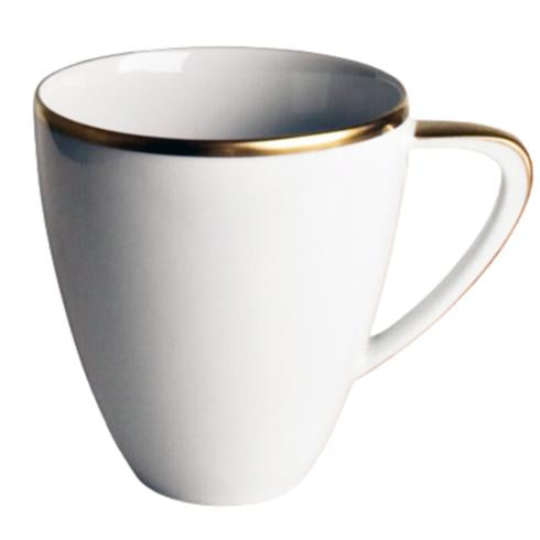 Simply Elegant White and Gold Mug