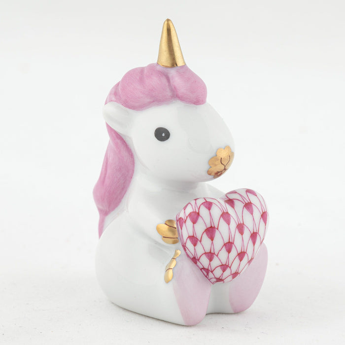 Sitting Unicorn - Raspberry
