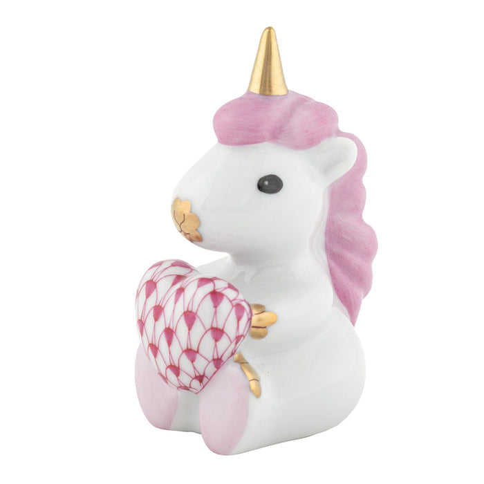 Sitting Unicorn - Raspberry