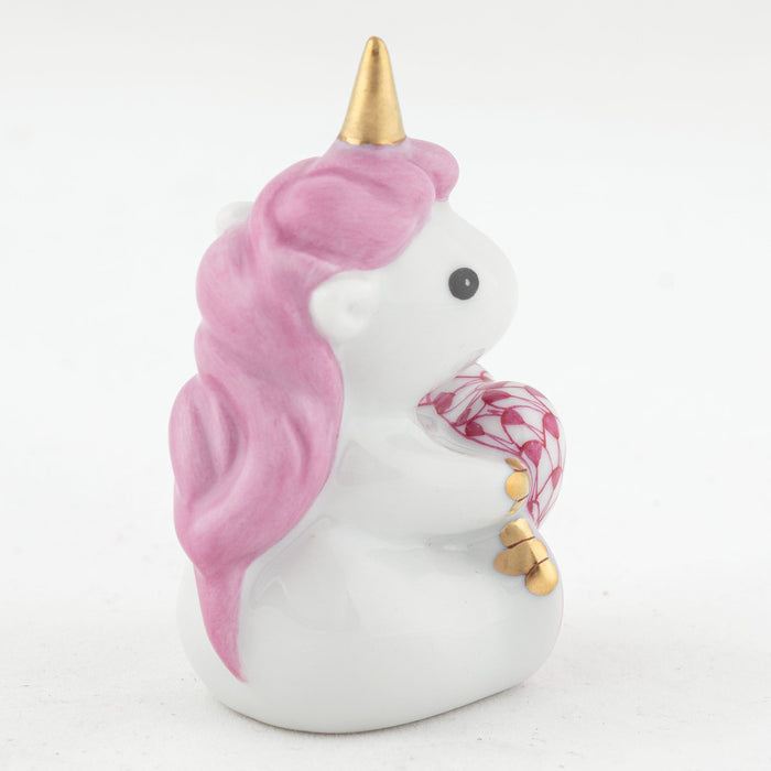 Sitting Unicorn - Raspberry
