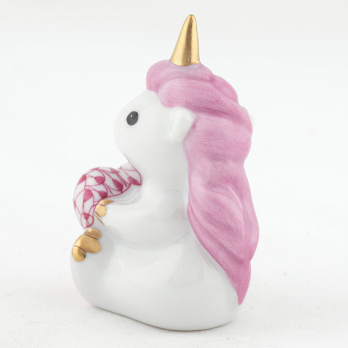 Sitting Unicorn - Raspberry