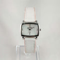 I Like Mikes Mid Century Modern Watches Skagen Titanium Watch, Mother of Pearl Dial, Bracelet Strap