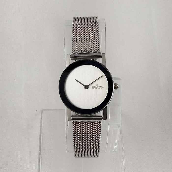 I Like Mikes Mid Century Modern Watches Skagen Unisex Watch, Minimalist Design, Mesh Strap