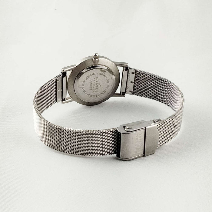 I Like Mikes Mid Century Modern Watches Skagen Unisex Watch, Minimalist Design, Mesh Strap