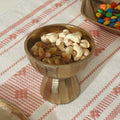 Small Gold Bowl on Pedestal