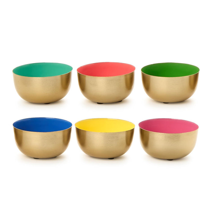 Small Metal Bowl with Enamel