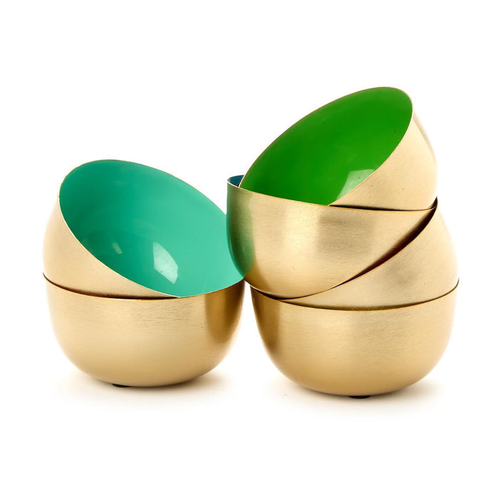 Small Metal Bowl with Enamel