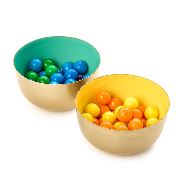 Small Metal Bowl with Enamel