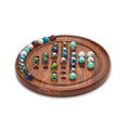Solitaire Board Game with 36 Game Pieces in Storage Bag