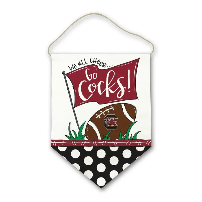 South Carolina We All Cheer Doorhanger
