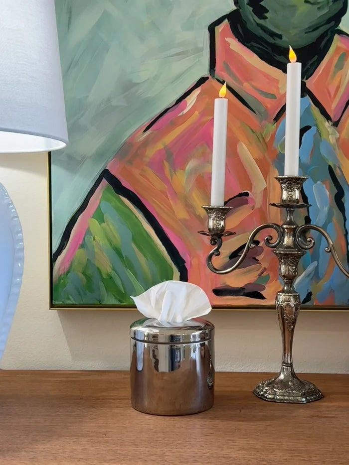 Sterling Tissue Holder