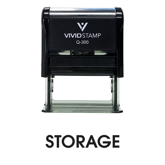 Storage Self Inking Rubber Stamp