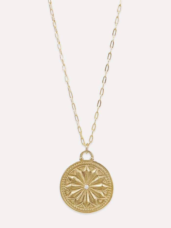 Sun Lotus Necklace