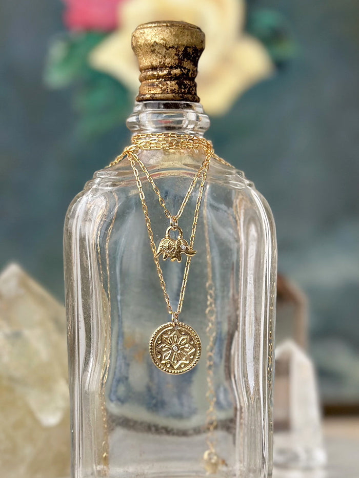 Sun Lotus Necklace
