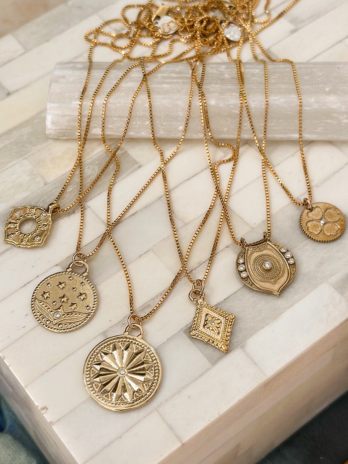 Sun Lotus Necklace