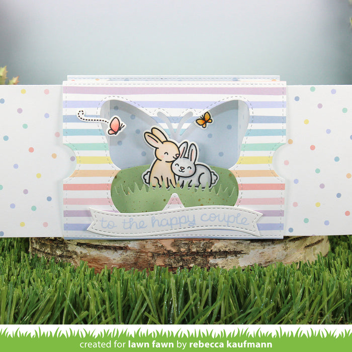 ta-da! diorama! butterfly window add-on