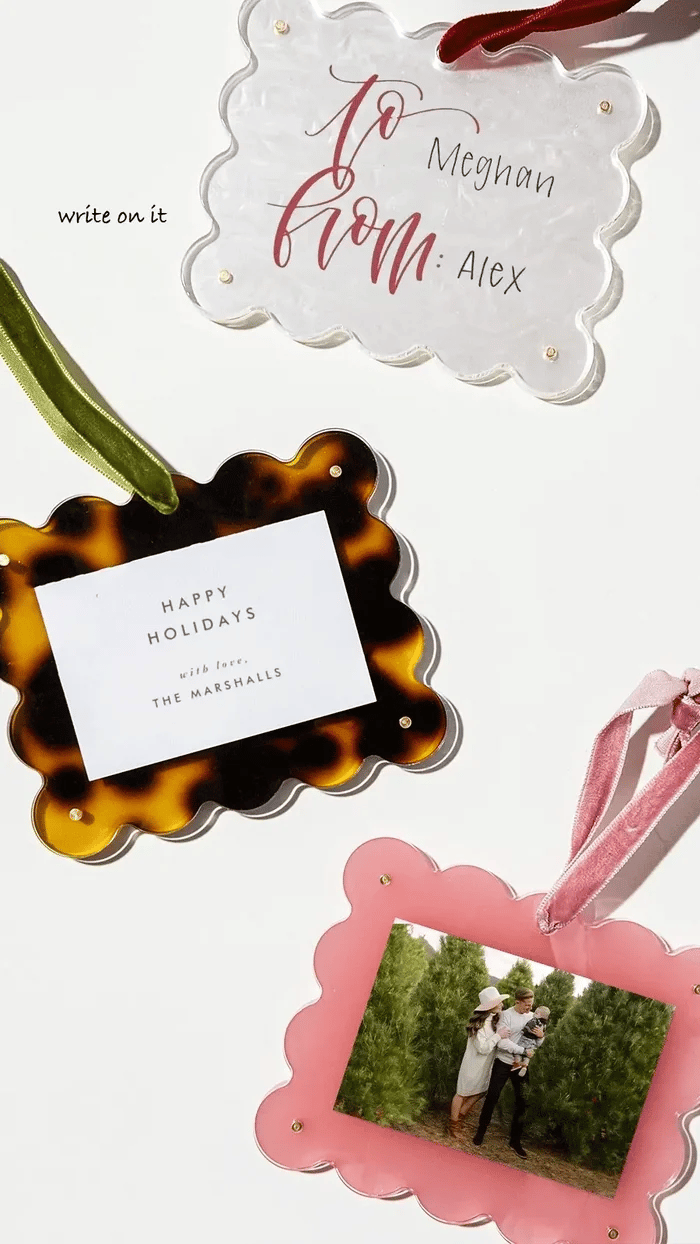 Tart by Taylor Acrylic Frame Ornament