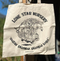 THE PLANTS SPEAK TOTE BAG - Black on Natural