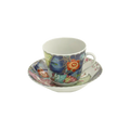 Tobacco Leaf Tea Cup & Saucer