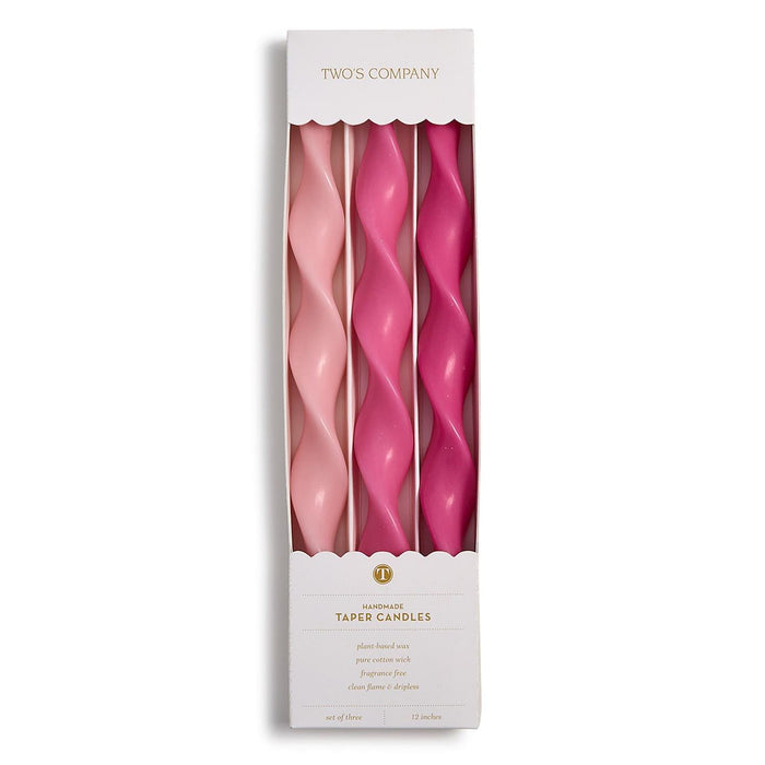 Twist and Glow 12" Twist Taper Candles