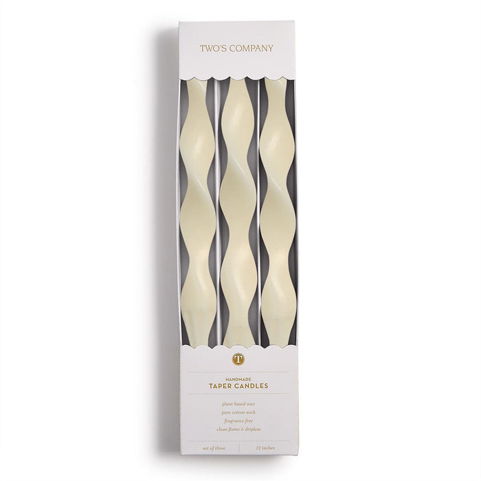 Twist and Glow 12" Twist Taper Candles