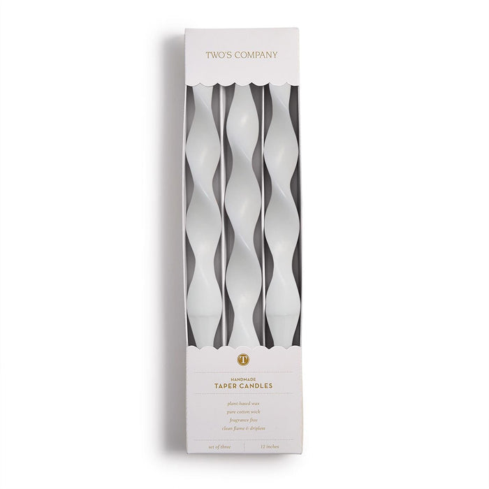 Twist and Glow 12" Twist Taper Candles