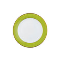 Ultra-White ColorSheen Apple Green Gold Bread and Butter Plate