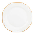 Ultra-White Georgian Gold Bread and Butter Plate