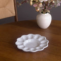 VIDA Alegria Deviled Egg Platter (White)
