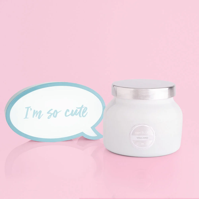 Volcano White Petite Jar