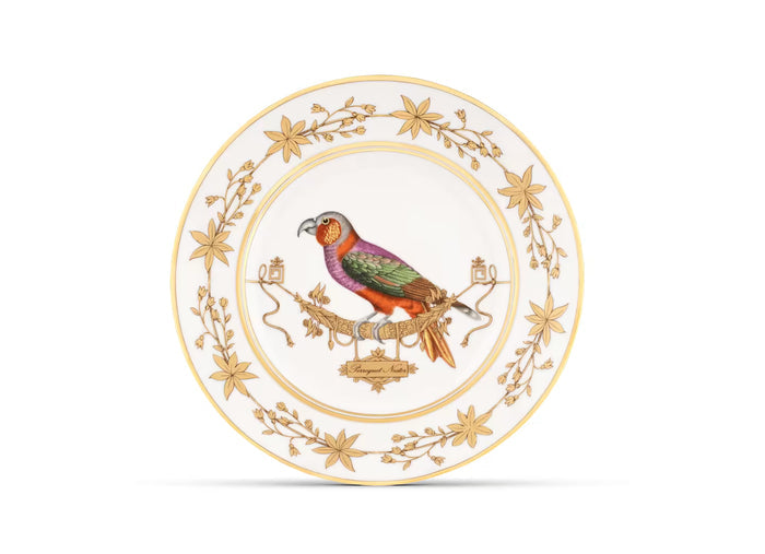 Volière Perroquet Nestor Dessert Plate