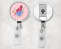 Watercolor Cardinal Art Badge Reel