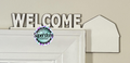 Welcome barn -  Corner Door Sitter - Sublimation Blank