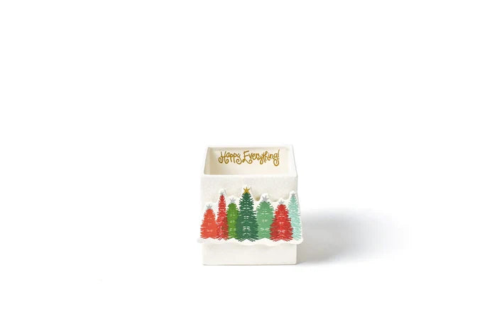 White Small Dot Mini Nesting Cube Medium