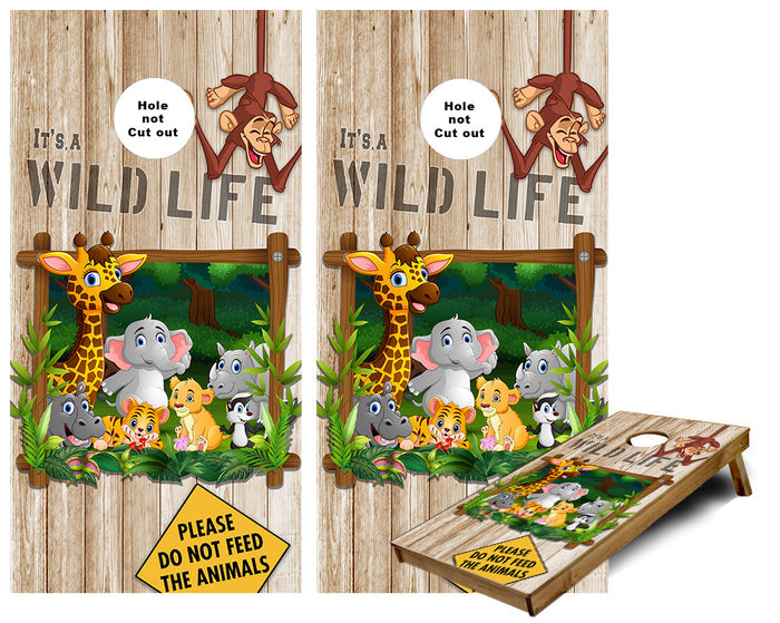 Wild life animals Cornhole Wraps